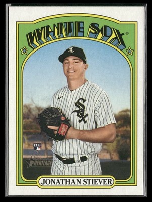 2021 Topps Heritage #536 Jonathan Stiever Chicago White Sox Rookie