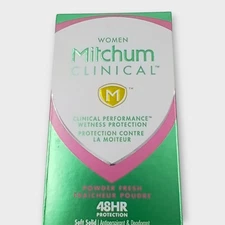 Mitchum Women’s Clinical Pure Fresh Soft Solid Anti-Perspirant & Deodorant 1.6oz