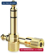 1/4 Inch 6.35mm Male to 1/8 Inch 3.5mm Female TRS Stereo Audio Jack Quarter Inch