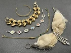 VTG - Modern Jewelry Bracelet Lot Costume Silver And Gold Tone Rhinestone