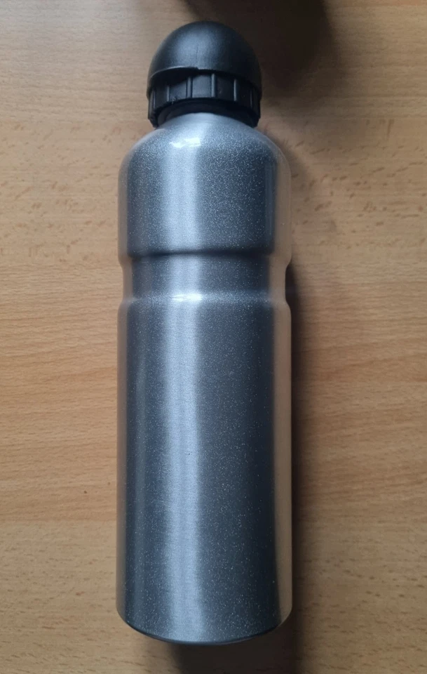 Trinkflasche Alu mit Halter 750ml (72x250mm) Filmer Fahrradzubehör