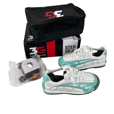 3G Tour Ultra C Mint Bowling Shoes Womens 7.5 Right Hand Leather S3024-7.5 New