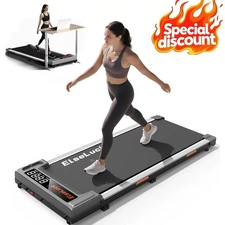 Walking Pad Treadmill – 2.5 HP, Under Desk for Home/Office, Remote Control & LED