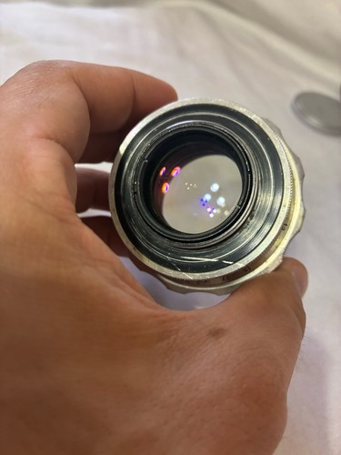 KMZ Jupiter 9 f/2 85 мм lens silver SLR M39 the USSR 5912051 - Picture 4 of 6