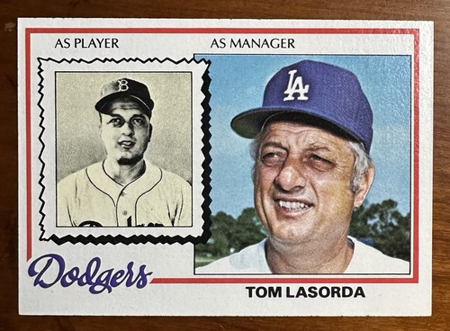 1978 Topps Baseball TOMMY LASORDA #189 NM-MT HOF Dodgers - Picture 1 of 2