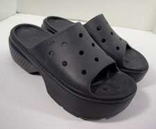 Crocs Stomp Platform Slides Sandals Womens 11...