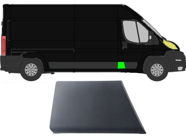 Seitenleiste Hinter Kabine FüR Fiat Ducato 2006 - 2014 Rechts-image