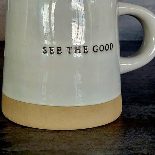 Hearth & Hand Magnolia Stoneware •See the Good• Kaffeetasse Becher - Bild 2 von 5