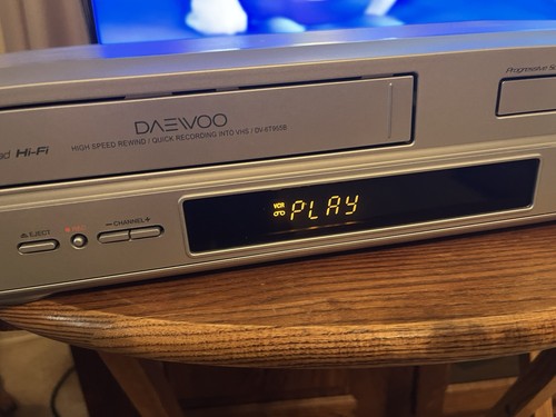 Reproductor combinado Daewoo DV-6T955B DVD VHS VCR probado funciona sin control remoto - Imagen 6 de 7