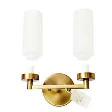 Capital Lighting 151721AD Alyssa 2-Light Vanity - Aged Brass