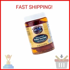 Backroad Country Pickled Smoked Polish Sausage, 8 Ounce Jar