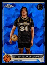 #69 Jahzare Jackson 2022-23 Topps Chrome Overtime Elite Sapphire Edition