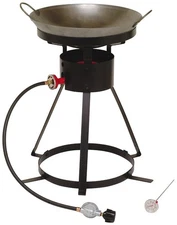 NEW King Kooker 24WC Heavy Duty 24" Outdoor Propane Cooker w/ 18" Steel Wok