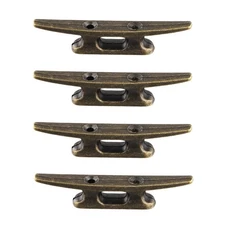 Boat Dock Cleat 4 Inch for Mooring Boat Bronze Host Cast Iron Suitable for5119