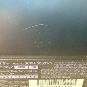 Sony PlayStation 2 PS2 Fat Console w/Network Adapter SCPH-50001/N Tested