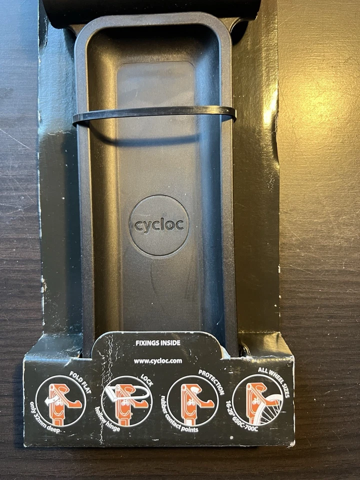 Cycloc Endo Wall Mount Bike Rack Vertical Wheel Hanging Cycle Storage half price - Image 3 of 4