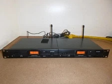 2 ea. Audio-Technica ATW-R2100b 655-680MHz UHF Receivers w/ Power Adapters R2100