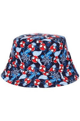 Sommerhut Spidey - Marvel Kinder Fischerhut - Jungen Bucket Hut 52-54 cm