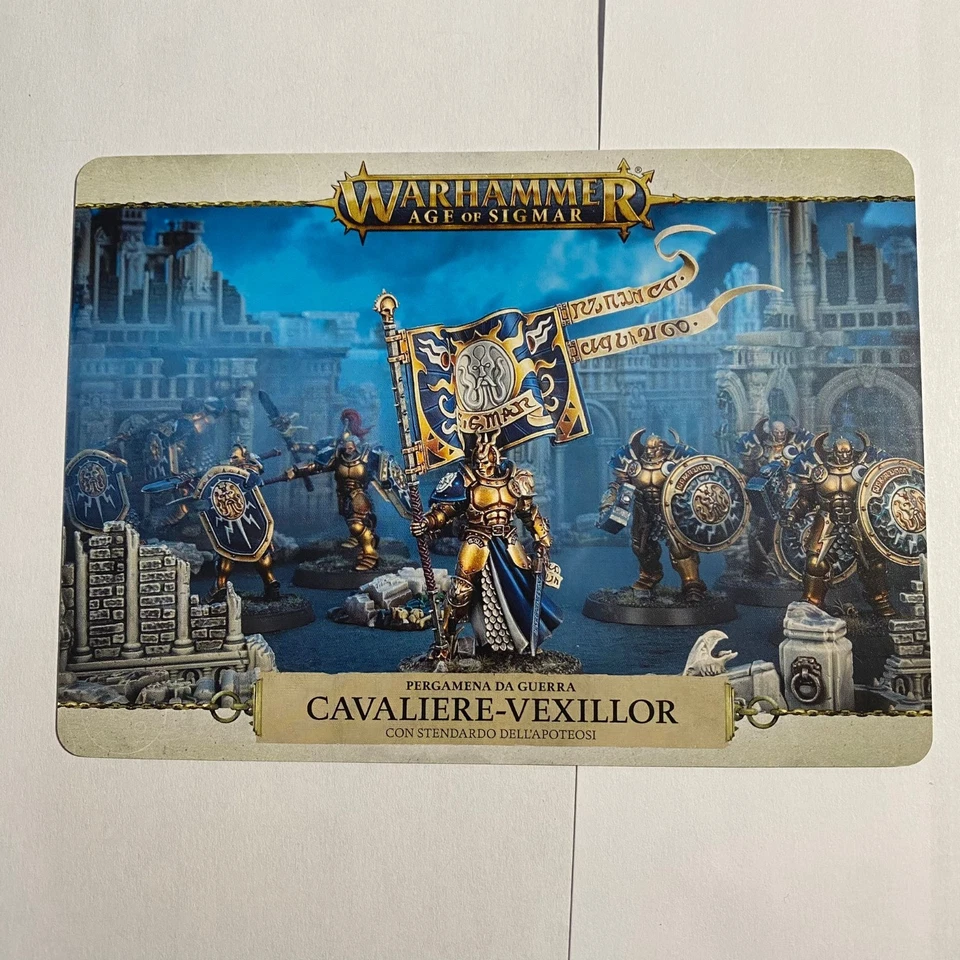 Warhammer Age of Sigmar Knight Vexillor Stormcast Eternals Plastic with Card - Immagine 4 di 4