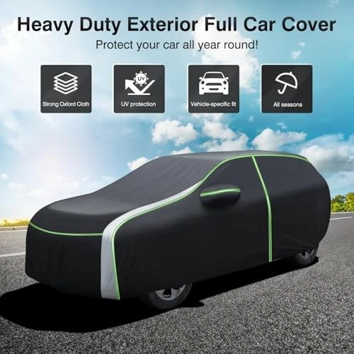 For Chrysler Pacifica 1999-2025 Waterproof Car Cover All Weather with Zipper Foto 2 de 4