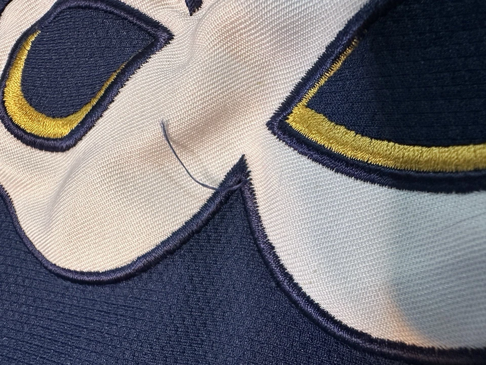 VTG MILWAUKEE BREWERS Ryan Braun STITCHED NIKE DRI FIT JERSEY KIDS SIZE 7 - Image 3 of 3