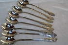 REED AND BARTON STAINLESS 18/10 FLATWARE CHINA "HAVERSHAM" (8) ICED TEASPOONS