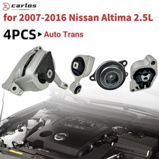 Engine Motor Trans Mount Auto Set 4pcs For 2007-2016 Nissan Altima 2.5l Cvt Engine Motor Trans Mount Auto Set 4pcs For 2007-2016 Nissan Altima 2.5l Cvt