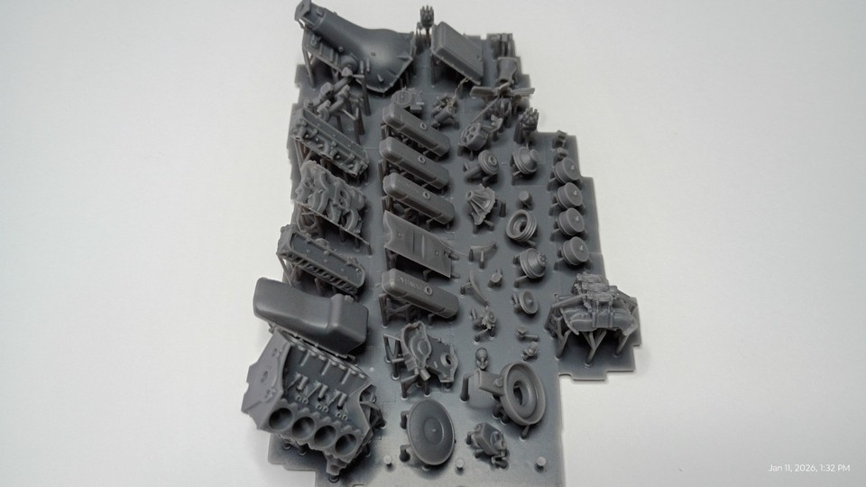 1/25 Scale Resin 3D Printed Pontiac 400-455 Tri-Power Engine with ...