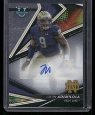 2022-23 Bowman's Best U #BA-JUA Justin Ademilola Best of 2022 Auto