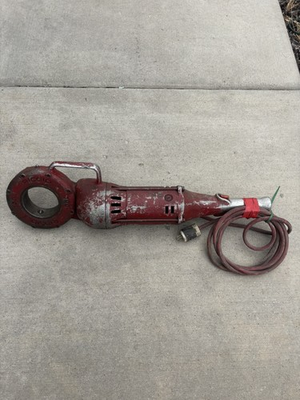 #ad #ad RIDGID 700 Hand Held Electric Pipe Threader NPT Die Head 1 2 2in RH $385.00