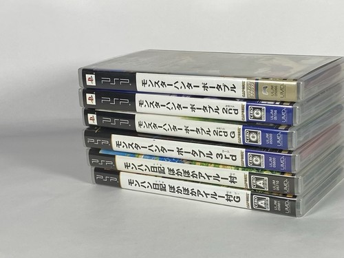 Lot6 PSP Monster Hunter Portable 1s , 2nd , 2ndG 3rd , Airou Village , G -Japan - Picture 22 of 22