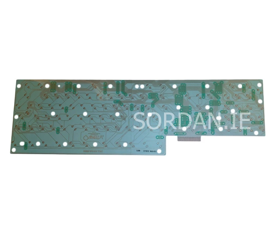 Tastiera membrana verde Amiga 500 Long Enter Foil Film 56 A619A UK - Immagine 2 di 4