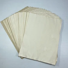 30 Tea Hand Dyed Copy Paper 8.5"  X 11" Tan Light brown  junk journal supply
