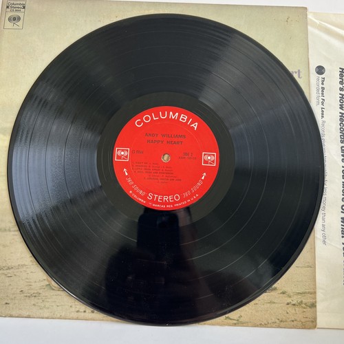 Andy Williams, Happy Heart Vinyl LP Columbia CS 9844 - Picture 5 of 6