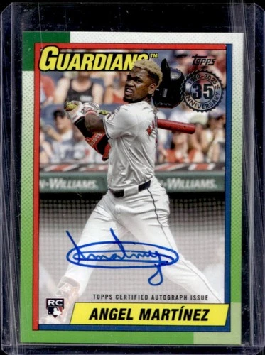 Angel Martinez 2025 Topps Angel Martinez #90A Auto