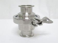 236267 New-No Box; Sanitary Solutions SS46CV15316L Check Valve; SS; 1-1/2" Pipe