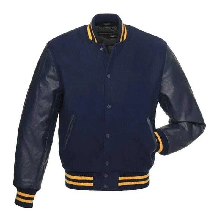 Men's Varsity Jacket | College Baseball Letterman Basketball Jacket | XS - 6XL