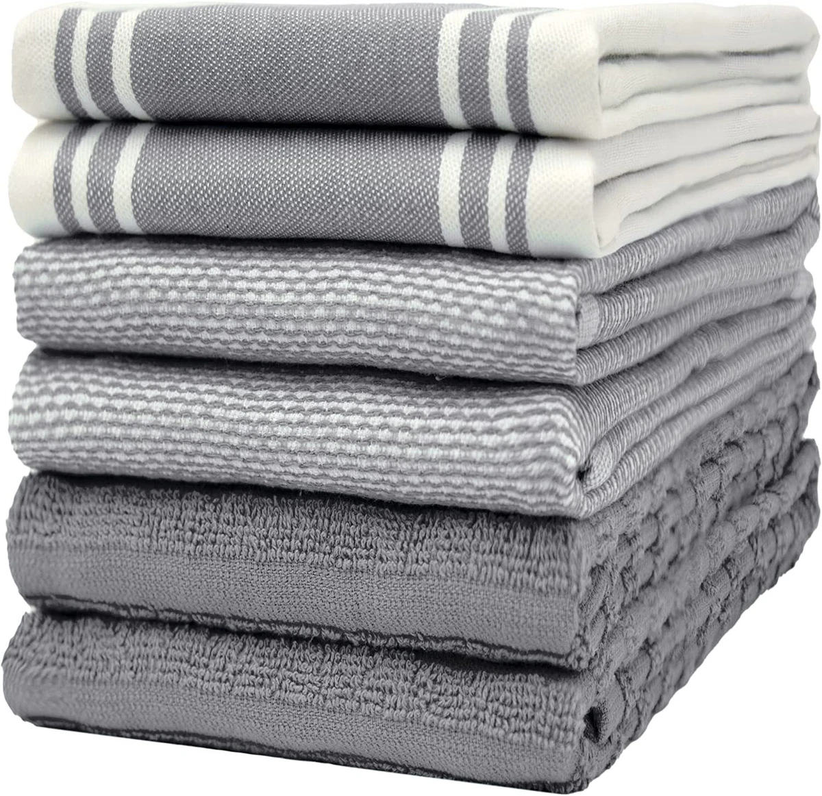 Premium Kitchen Towels (20”x 28”, 6 Pack) – Large Cotton Kitchen