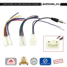 1 Set New Aftermarket Car Stereo Radio Install Kit & Wires For Toyota & Scion