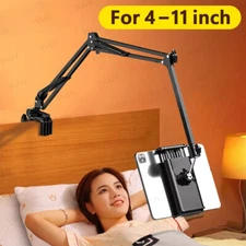 Tablet Bracket Adjustable,Tablet Holder For Bed with 360° Rotating Metal Arm