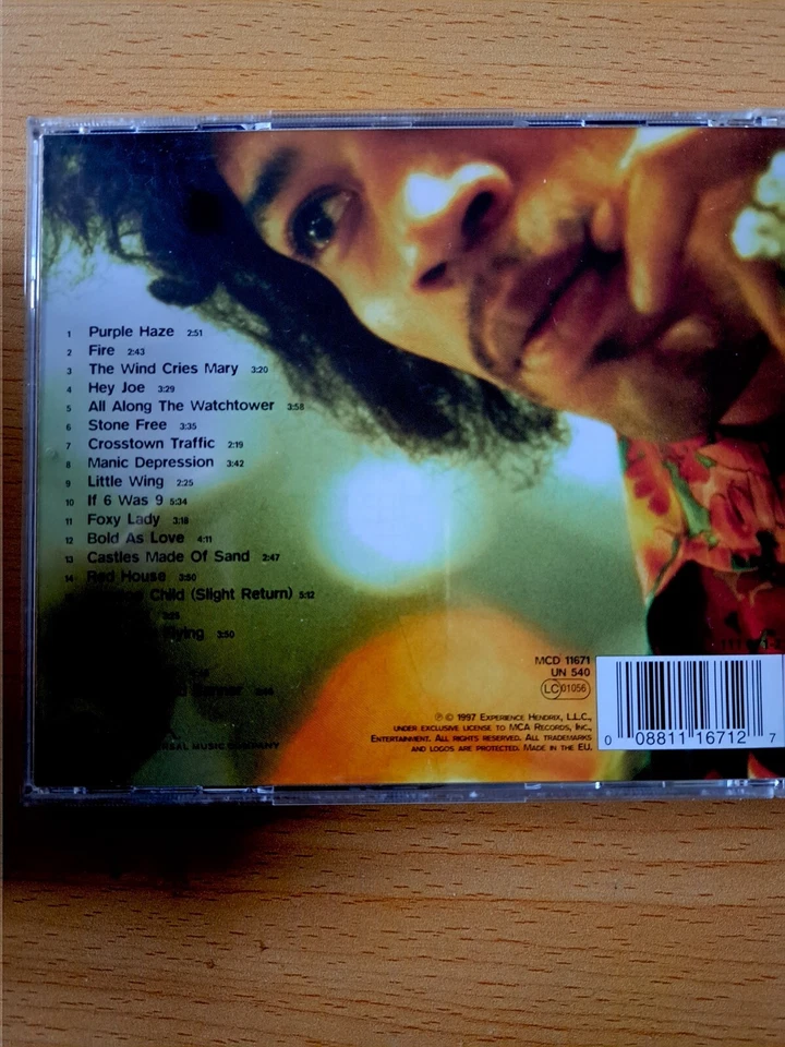 Jimi Hendrix " Experience - The Best Of Jimi Hendrix" 20 Top Titel - Bild 2 von 3