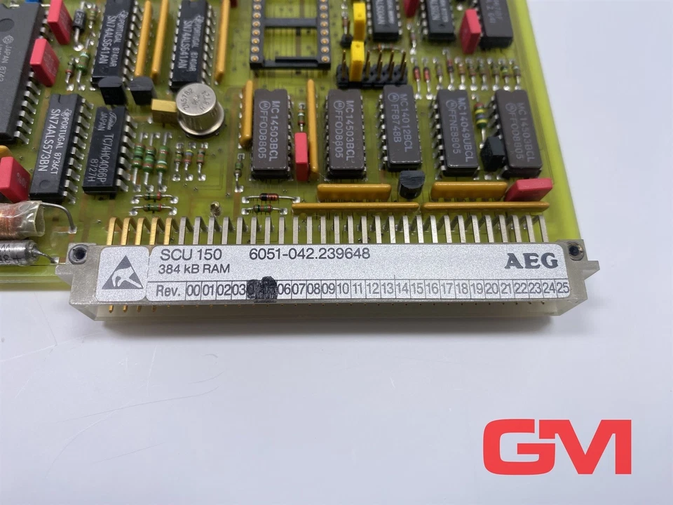 AEG Speichermodul SCU 150 23648 memory module 348kB RAM 6051-042.239648 Rev. 05 - Image 2 of 4