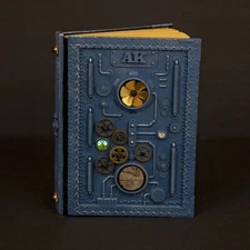 Sage's Gnomish Notebook Blue | Handmade Notebook TTRPG, Sketchbook, Diary