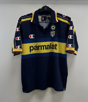 Parma Away Football Shirt 1999/00 Adults Medium Champion B316 UK