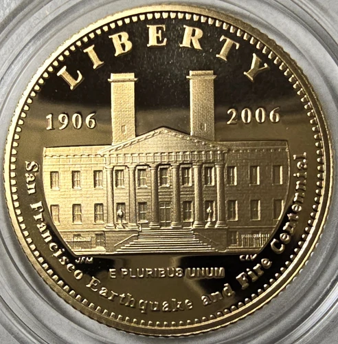 2006 S Liberty San Francisco Centennial Proof Commemorative $5 Gold Coin US Mint