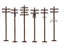 Lionel 6-37939 O Scale Telephone Poles