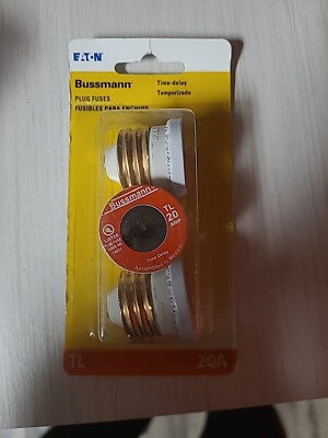 Boîte De 4 Fusibles Bussmann TL25 - 20 Amp - à Retardement - Base Edison - NEUFS