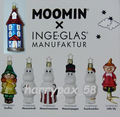 Mumin Moomin Glas Ornament INGE GLAS Figuren NEU Tisch Dekoration Figur in OVP
