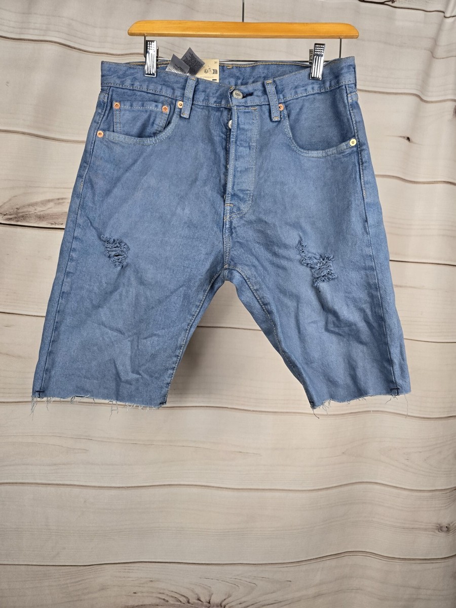 Levis 501 CT Shorts Men 31 Blue Chino Medium Denim Jeans New #K | eBay