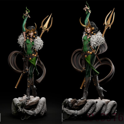 Lady Loki 3D Printing Figure Unpainted Model GK Blank Kit